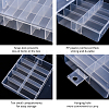 Plastic Bead Storage Containers OFFICE-Q006-11-3