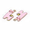 Alloy Enamel Pendants ENAM-C006-03KCG-04-3