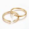 304 Stainless Steel Big Hoop Earrings LS-EJEW-H358-08G-2