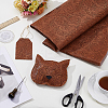 Flower Pattern PVC Leather Fabric DIY-NB0015-59B-4