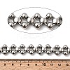 304 Stainless Steel Double Round Link Chains CHS-Z007-11P-2