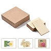 20Pcs 2 Styles Wood Sheet Board DIY-YW0010-84-1