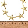 Beach 304 Stainless Steel Sea Animals Link Chain Necklaces for Women NJEW-G178-04G-03-5
