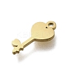 304 Stainless Steel Charms STAS-U041-07G-2