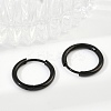 202 Stainless Steel Huggie Hoop Earrings EJEW-F111A-15mm-EB-3