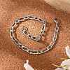 Tarnish Resistant 304 Stainless Steel Figaro Chain Bracelets BJEW-I274-03S-1