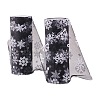 Snowflake Deco Mesh Ribbons OCOR-P010-G15-1