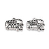 Tibetan Style Alloy Pendants TIBE-N014-06AS-1