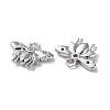 Brass Micro Pave Cubic Zirconia Charms KK-F867-11P-2