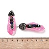 Electroplated Raw Rough Natural Quartz Crystal Big Pendants G-B077-04A-02-3