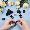 Acrylic Square Loose Diamond Box with Visible Window CON-WH0088-76A-02-3