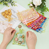 60Pcs 10 Colors Hot Stamping Organza Bags OP-PH0001-35-3