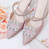 2 Styles Alloy Rhinestone Shoe Decorations FIND-GO0002-29-7