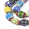 Handmade Millefiori Glass Barrel Beads LA-N002-05-3