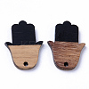 Resin & Walnut Wood Pendants LS-RESI-N025-011A-B04-2