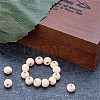 Round Unfinished Wood Beads WOOD-PH0008-14-4