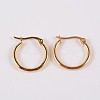 Ring 304 Stainless Steel Hoop Earrings X-EJEW-P040-21-A-1