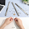 Iron Notebook 3-Ring Loose Leaf Book Binder Hinged Clamp FIND-WH20007-15E-P-3