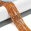 Electroplate Glass Beads Strands EGLA-A034-T2mm-A19-3