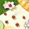 6Pcs 3 Styles Brass Enamel Pendants KK-CJ0003-11-6
