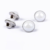 Resin Shank Buttons BUTT-WH0016-04P-13-1