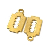 Ion Plating(IP) 304 Stainless Steel Charms STAS-P341-28G-2