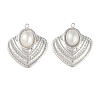 304 Stainless Steel Pendants STAS-Z070-02P-02-1