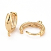 Rack Plating Eco-friendly Brass Chunky Hoop Earring Findings X-KK-D075-02G-RS-2
