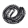 Baking Paint Transparent Glass Beads X1-DGLA-N011-8mm-10-2