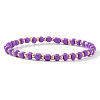 Plastic & Brass Beaded Stretch Bracelet for Women JP1152-4-1