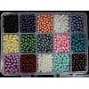 Eco-Friendly Dyed Glass Pearl Round Beads  HY-PH0013-02-4mm-2