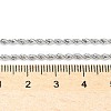 Tarnish Resistant 304 Stainless Steel Rope Chain Necklaces LS-STAS-M174-008P-A-2