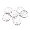 Tibetan Style Alloy Coin Pendants LS-TIBEP-GC001-P-NR-1