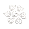 Non-Tarnish 304 Stainless Steel Pendants STAS-I157-07F-1