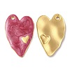 304 Stainless Steel Enamel Pendants STAS-K256-03G-04-1