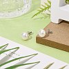 Anti-Tarnish Pearl Ball Stud Earrings LS-EJEW-Q701-01B-6
