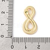 Brass Pave Clear Cubic Zirconia Pendants KK-V016-08G-3