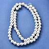 Electroplated Synthetic Magnetic Hematite Beads Strands X-G-L613-F01-01D-3