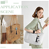 DIY PU Leather Tassels Keychain Kits DIY-SC0026-20B-5