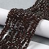 Baking Paint Imitation Jade Glass Bead Strands X-DGLA-A034-J4MM-A11-5