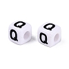 Opaque Acrylic Beads SACR-N020-04A-Q-3