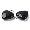 Natural Obsidian Pendants G-E603-01P-04-3