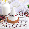 300Pcs Transparent Crackle Acrylic Beads CACR-SP0001-01C-4