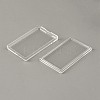 Transparent Acrylic Silver Bar Gold Bar Storage Cases X-CON-WH0092-97-2