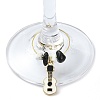 Music Theme Alloy Wine Glass Charms AJEW-JO00245-3