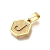 304 Stainless Steel Charms STAS-H227-01G-J-2