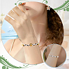 50Pcs 5 Colors Tibetan Style European Beads MPDL-SC0001-09-5