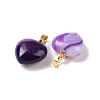 Natural Agate Pendants G-I311-A35-G-2