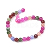 Dyed Natural Malaysia Jade Beads Strands G-G021-02A-29-4