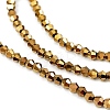 Transparent Electroplate Glass Beads Strands LS-EGLA-A039-T2mm-UA11-3